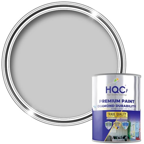 HQC Anti Damp Paint Dove Grey 2.5L – Advanced Mould & Condensation Control Matt Finish – Breathable, Washable, Easy-to-Apply Interior Wall & Ceiling Paint Prevents Damp, Odour & Fungi Growth
