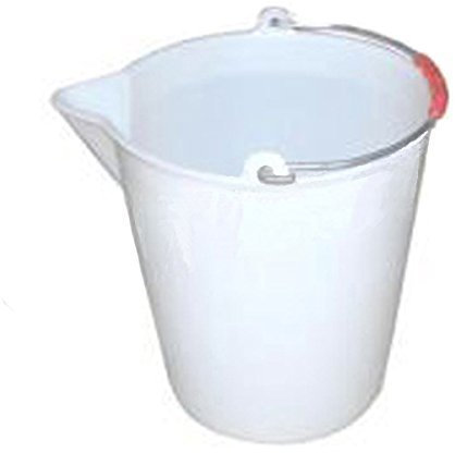 Cubo ICS de polietileno con pico blanco 12 Lt [ICS]