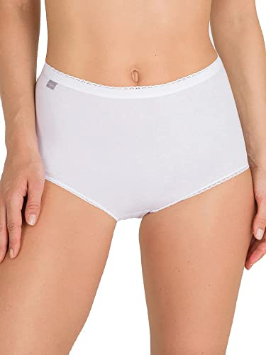 Playtex Femme Lot de culottes Maxi Coton Stretch Culotte, Blanc, XL