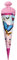 ROTH Schultüte groß Butterfly - 70 cm - rund Rot(h)-Spitze Filzverschluss - Zuckertüte Schmetterling Schulanfang