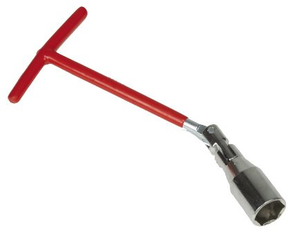 Unitec 20877 Zündkerzenschlüssel, Black