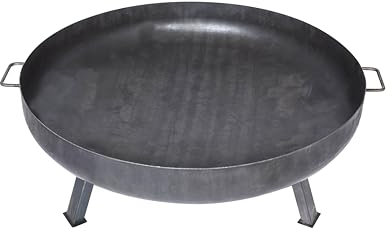 La Hacienda Pittsburgh - Chimenea de Acero, Grande, 1 Metro de diámetro, Color Negro