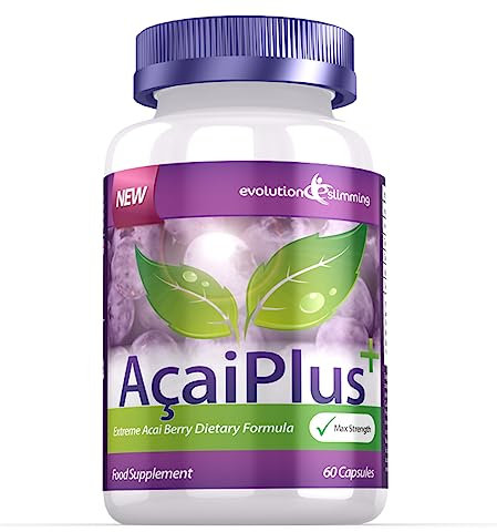 Acai Plus Extreme Acai Berry Complex, 1 Month Supply (60 Capsules), Evolution Slimming