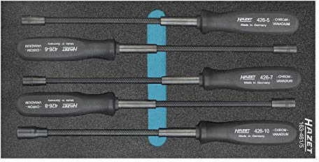 Hazet Flexible Steckschlüssel-Satz, Außen-Sechskant Profil, 1 Stück, 163-461/5