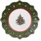 Villeroy & Boch, Toy's Delight Piatto da Dessert/Colazione Verde e Bianco, Adatto per Microonde, Piatto Natale, Piatto Ceramica Natale, Ceramica, Porcellana Premium