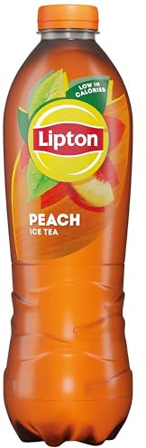 Lipton​ Peach Bottled Ice Tea 1.25 L, low calorie​ soft drink​, 100% black tea extract​