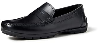 Geox U Moner W 2fit D, Moccasin Uomo, Black C9999, 44 EU