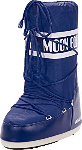 Moon Boot Unisex-Erwachsene Nylon Schneestiefel, blau (blue 002), 39-41 EU