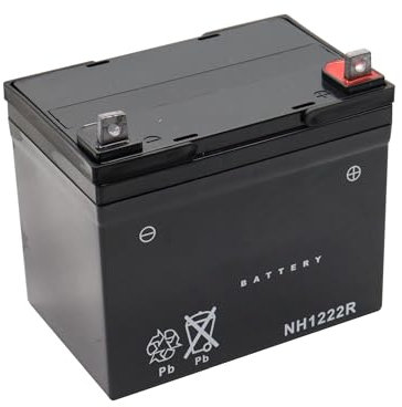 SECURA Batterie 12V 22Ah (+ Pol Rechts) kompatibel mit Gardol 155107HRB 960510140 Rasentraktor