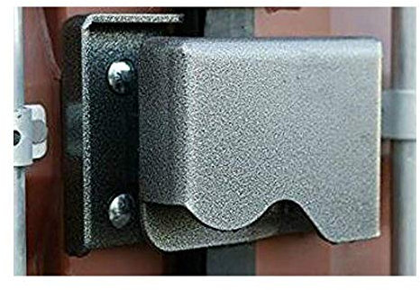 Shipping Container Bolt-on Lockbox Right Hand Opening | No Welding Required | Powder-Coated, 4-Gauge Steel Construction
