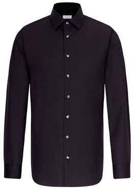 Seidensticker Herren Business-Hemd - Shaped Fit - Bügelfrei - Kent Kragen - Langarm - 100% Baumwolle