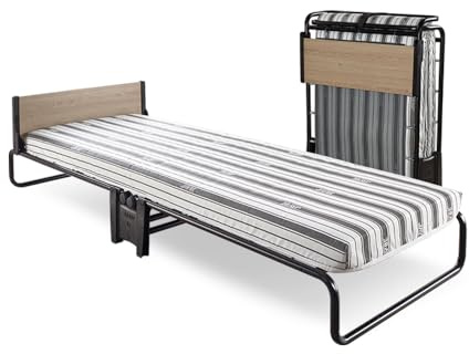 JAY-BE Revolution Folding Bed with Rebound e-Fibre Mattress, Compact, Single