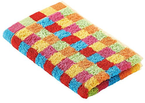 Cawö Gästetuch Lifestyle Karo 2er-Pack Walk-Frottier bunt Größe 30x50 cm