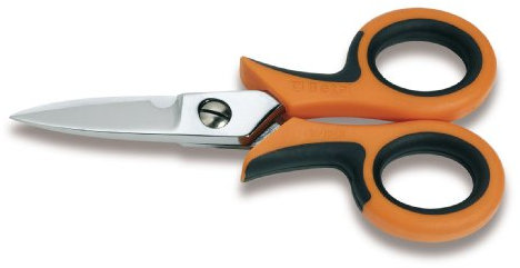 Beta 1128BM - Tijeras de electricista, hojas rectas