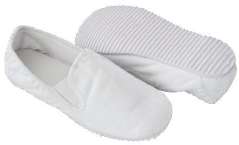 S.B.J - Sportland Tai Chi/Kung Fu Schuhe/Slipper Weiss, Gr. 44