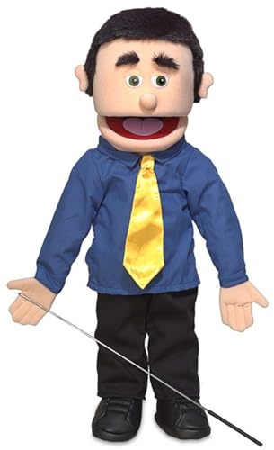 George, Peach Dad/Businessman, Full Body, Ventriloquist Style Puppet, 65cm