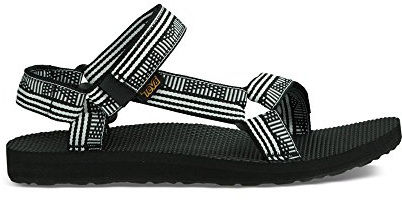 Teva Women's Original Universal-w Sports Sandals, Black Campo Black White, 7 UK