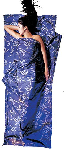 Cocoon Hüttenschlafsack aus Seide, Blätter, 86x35