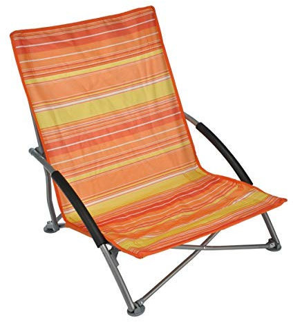 Spetebo Strandstuhl mit Tragetasche - orange - Bezug aus Oxford 600D
