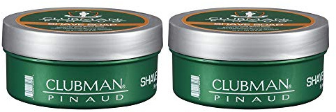 Clubman Pinaud Shave Soap – Classic Shaving Soap for Men, Rich Lather for Smooth Shave, 2oz, 2 Pack