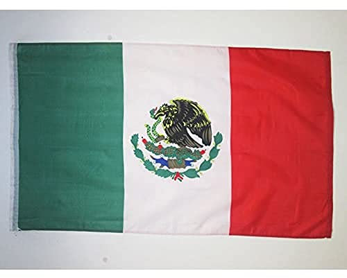 AZ FLAG Bandera de MÉXICO 150x90cm Especial hinchas - Bandera Mexicana 90 x 150 cm