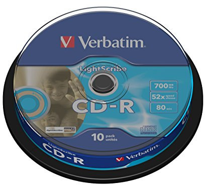 Verbatim 43441 CD-R80 52x L/scribe 10pk