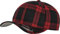 Flexfit Unisex 6197-Flexfit Tartan Plaid Mützen, blk/red, S/M