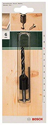 Bosch Accessories 2609255219 Foret à bois avec fraise conique 90° Diamètre 6 mm