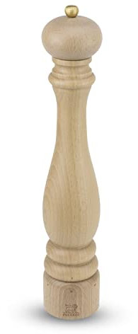 Peugeot Paris u'Select Manual Pepper Mill-Adjustable Grinder-Beechwood, Natural, Metal, 40 cm, 23423