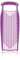 Börner Reibe PowerLine (Violett) • Raspel grob & fein • Küchenreibe für Gemüse, Obst, Käse & Schokolade • Gemüsereibe beidseitig verwendbar • Gemüsehobel, Käsereibe, Küchenhobel