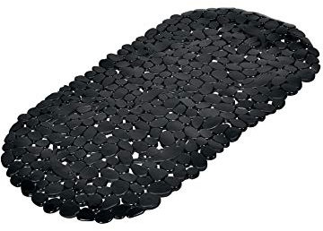 douceur d'intérieur, Fond de Baignoire (36 x 69 cm) Vitamine Noir, PVC