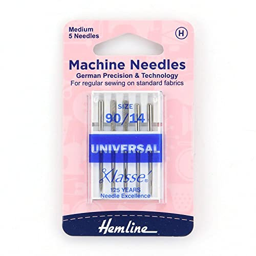 Hemline Sewing Machine Needles - Universal - Size 90/14 H100.90