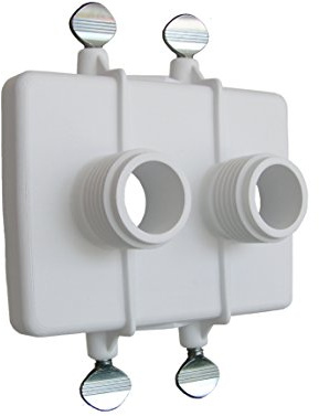 Skywater Downspout Diverter for Rain Harvesting - Attach Hoses Directly to 2x3 Downspout, Use Rainwater for Landscaping, No Rain Barrel Required