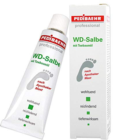 WD Salbe mit Teebaumöl, Fusscreme, professionell eingewachsene Nägel, PediBaehr, 30ml