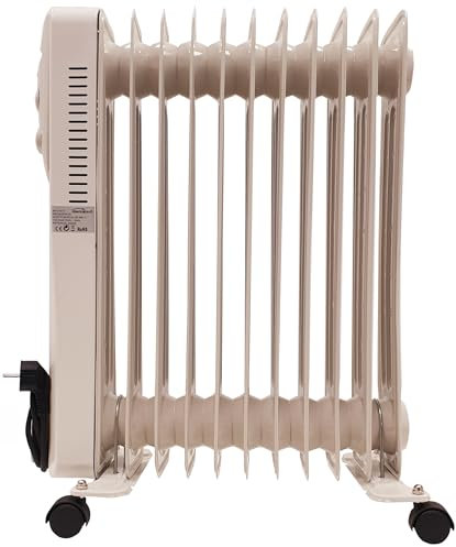 MT - Radiador aceite. 11 elementos. termostato ajustable. sistema automatico de proteccion por sobrecalentamiento. potencia: 2.500 w.