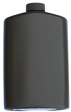 Mt. Sun Gear SportFlask Fighter Pilot Flask Great for Concerts, Fishing, Skiing, Backpacking, Hiking - 16oz US Military Issue Plastic Flask BPA Free Made in USA(Black)