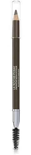 La Roche Posay Toleriane Augenbrauenstift für empfindliche Augen, Dunkelbraun, Mit Bürstchen, Hohe Deckkraft ohne zu reizen, Zum Definieren, Strukturieren und Formen, Langer Halt, 1 Stk.
