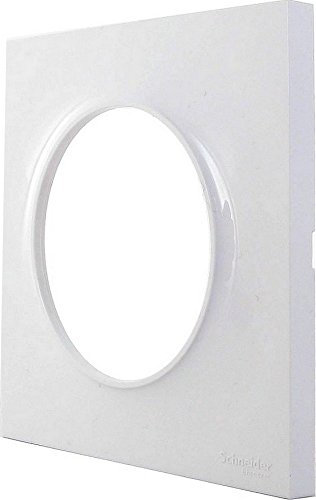 Schneider Electric - Odace Styl, Plaque 1 poste Blanc - S520702