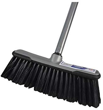 Faithfull FAIBRSOFTDIY Soft Broom with 1.2M Screw On Handle 300mm Wide