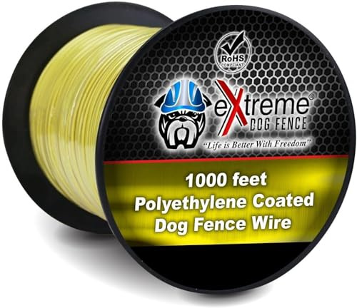 1000 Feet of 20 Gauge In Ground Electric Dog Fence Extreme Boundary Wire for Creating or Expanding Your Pet Containment Area