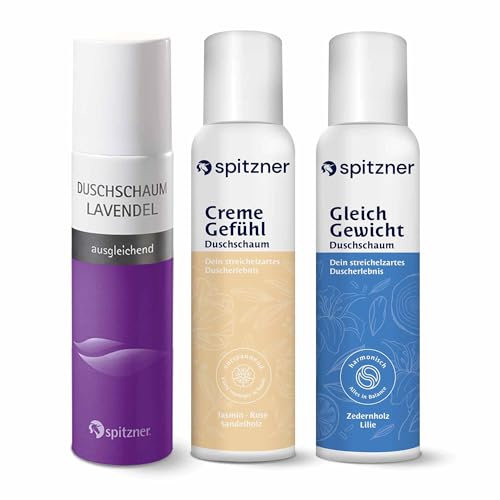 Spitzner Relax Dusche Duschschaum Set (3 x 150ml)