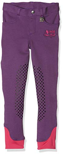 HKM unisex - vuxen Byxor Reithose -Kids Easy- Silikon-Kniebesatz
