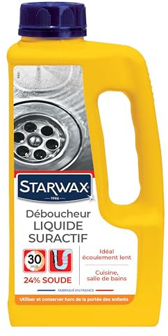 STARWAX Déboucheur Liquide pour Canalisations - 1L