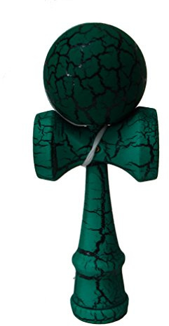 Full Print Black/Green Crackle Kendama
