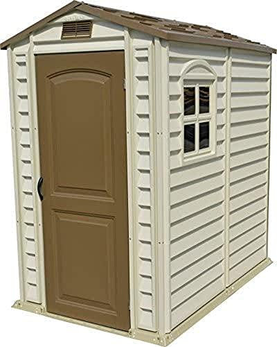 Duramax StorePro 4' x 6' Schuppen – Beige & Braun