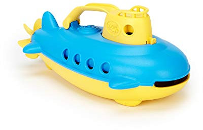 Green Toys U-Boot, Badewannenspielzeug, Spielboot, nachhaltiges Badespielzeug für Kinder ab 6 Monaten