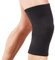 Actesso Kniebandage Knieverband - Elastische Kompression Kniebandagen zur Schmerzlinderung während Sport und Nach Verletzungen - Fur Manner und Damen (Schwarz, M (1er Pack))