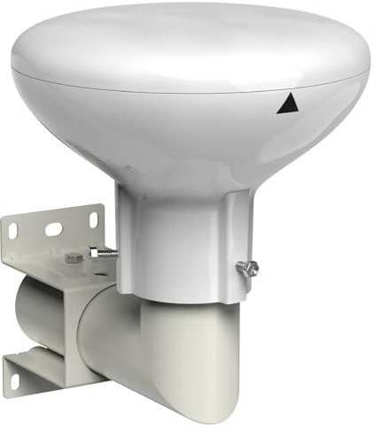 SLx Digidome 27895K4 Antenne d'extérieur pour TV numérique Freeview HD 360° Omni directionnelle avec Filtre 4G intégré et kit d'installation Complet, Blanc