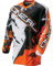 O'NEAL | Motocross-Jersey | MX Enduro | Gepolsterter Ellbogenschutz, V-Ausschnitt, atmungsaktiv | Element Jersey Shocker | Erwachsene | Schwarz Weiß | Größe L
