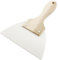 Wooden handle silicon rubber spatula oversized triangular width 155 (Japan import / The package and the manual are written in Japanese)